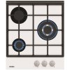 Simfer Hob H4.305.HGSBB Gas on glass, Number of burners/cooking zones 3, Rotary knobs, White