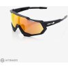 100% Speedtrap okuliare, soft tact black/ HiPER red multilayer mirror lens