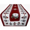 Vianočný gobelínový behúň na stôl Chenille IT021 40x130 cm Viacfarebná