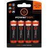 Batéria alkalická, AA, 1.5V, Powerton, blister, 4-pack