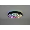 TRIO Reality R67161132 CHIZU stropné svietidlo SMD LED D400mm 22W/2500lm 2700-6000K RGB, čierna matná, stmievateľné, diaľkový ovládač