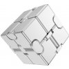 Infinity Cube Antistresová kocka kovová - silver