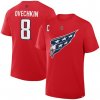 Fanatics Pánske tričko Alexander Ovechkin # 8 Washington Capitals NHL Stack Name & Number 2025/26 T-Shirt - Red Veľkosť: XXXL