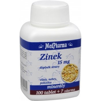 MedPharma Zinok 15 mg 107 tabliet od 2,69 € - Heureka.sk