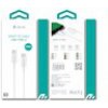 FIXED Nabíjací a dátový Liquid silicone kábel s konektormi USB-C/USB-C a podporou PD, 1.2 m, USB 2.0, 60W FIXDLS-CC12-WH, biely