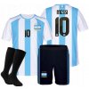 MESSI futbalový dres tričko šortky + štulpne ARGENTÍNA, veľkosť 128
