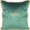 EUROFIRANY DEKORAČNÁ OBLIEČKA NA VANKÚŠ LORI 45X45 CM TMAVOZELENÁ