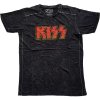 KISS - Classic Logo (Wash Collection) (tričko) Small