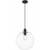Light Prestige Puerto závesné svietidlo 1x50 W čierna-priehľadná LP-004/1PLBK