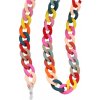 Akrylová retiazka na okuliare - farebná