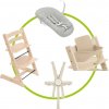 Akčný set STOKKE TRIPP TRAPP STOLIČKA Natural + Baby set + novorodenecká sada + pásy
