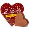 Chocolate Patrik Čokoládové srdce bordové horké - Z lásky