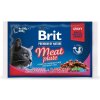 Brit Premium Cat Delicate Fillets in Gravy Turkey and Chicken, Beef and Peas 4 x 100 g