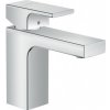 Hansgrohe Vernis Shape umývadlová batéria 100 s kovovou odtokovou súpravou s tiahlom, EcoSmart, chróm, 71568000