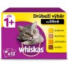WHISKAS hydinový výber kura morka hydina kačka v šťave 12 x 85 g