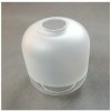 TK Lighting | Náhradné sklo k lustru MARCO E27, priemer 14 cm, biele/číre | 7779