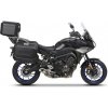SHAD Kompletná sada čiernych hliníkových kufrov TERRA BLACK , 37 litrov vrchný kufor, 47L/47 litrov bočné kufre, vrátane montážnej sady a platni SHAD YAMAHA MT-09 Tracer / Tracer 900