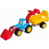Androni - Veselý traktor s vlečkou – 55 cm 8000796060297