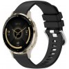 Remienok Solid Wristband čierny pre Garmin Venu 3S