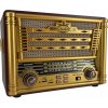 Kuchynské rádio Retro FM/AM/SW USB/TF Bluetooth Aku 18650 Reproduktor Anténa 8W