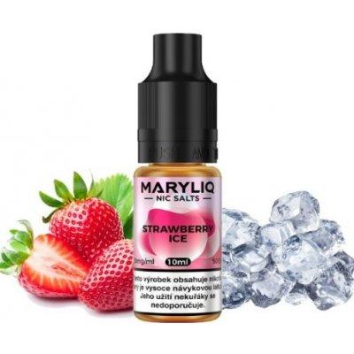 MARYLIQ Nic SALT Strawberry Ice 10ml Síla nikotinu: 20mg