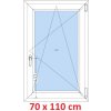 Soft Plastové okno 70x110 cm, otváravé a sklopné