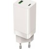 Nabíječka Setty GAN PD+QC USB + USB-C 65W LSI-02 bílá JO