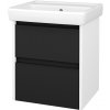 Dreja Skrinka pod umývadlo BONO SZZ2 55 (umývadlo Q) - N01 Biela lesk / Úchytka T33 - čierna mat / N03 Graphite