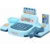 Detská pokladňa modrá | Skener zvuk svetlo 3+