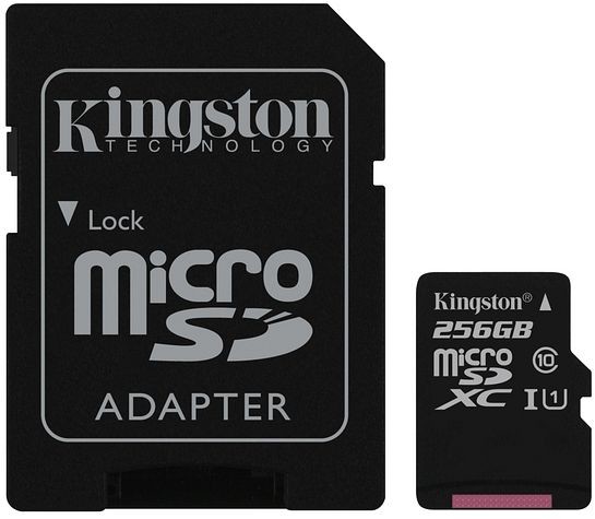 Kingston Canvas Select microSDXC 256GB UHS-I U1 SDCS/256GB