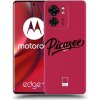 Picasee silikónový prehľadný obal pre Motorola Edge 40 - Picasee - old logo - black
