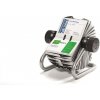 DURABLE Rotačný stolový vizitkár na 400 vizitiek VISIFIX ROTARY FILE strieborn