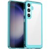 Ochranný kryt Colorful Acrylic case transparentno-modrý – Samsung Galaxy S24