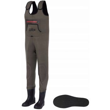 Dam Brodiace Nohavice Break Point Neoprene Wader Bootfoot Felt Grey Bl Prsačky