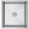 Erga HD, 1-komorový oceľový drez 470x450x210 mm, oceľová, ERG-MLS-HD4745