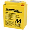 MOTOBATT motobatéria AGM, 12V, 15Ah, 160A, (P+L) MB12U
