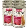 Animonda MAČKA Carny Adult plechovka SADA 6x400g - Hovädzie mäso + srdiečka