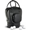 Leatherette Practice Ball Bag with Pocket black