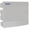 3x12 modulov, IP40, zápustná rozvodnica, dvere biele