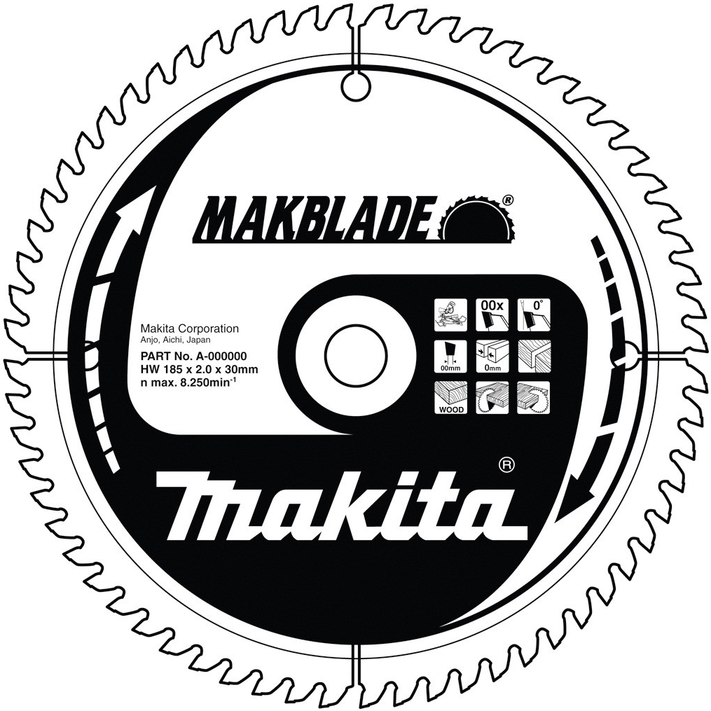 Makita B-09014 Pílový kotúč 255 x 30mm 60Z
