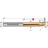 Karnasch 306436120010 | Tvrdokovová zápustková fréza so zaobleným ostrím 12/1,0x36-83x12 mm, Z=4
