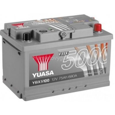 Yuasa YBX5000 12V 75Ah 680A YBX5100