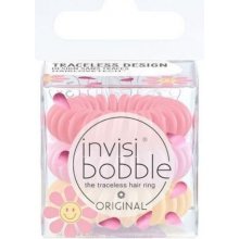 Invisibobble ORIGINAL Retro Dreamin‘ 50 Shades of Hue - Gumička do vlasů 1x růžová + 1 x sv. růžová + 1 x žlutá