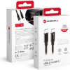 Forcell C391 nabíjací USB-C > USB-C QC4.0 5A/20V PD100W E-mark/ 4K/ Thunderbolt/ 20Gbit/s, 1m, černý