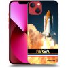 Picasee silikónový čierny obal pre Apple iPhone 13 - Space Shuttle