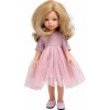 Oblečenie pre bábiky Paola Reina 32 cm, tylové šaty, farba staroružová