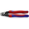 Knipex Knipex-Werk 95 62 190 T nožnice na drôtená lanka Vhodné pre (odizolační technika) koncovky na bowdeny a drôtená ťažná lanka 7 mm 7; 95 62 190 T