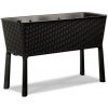 KETER Kvetináč EASY GROW, 114 x 49,3 x 75,7 cm antracit KETER 230298
