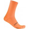 Castelli Espresso 18, Vivid orange Veľkosť: 44 - 47 Funkčné letné cyklistické ponožky, ako doplnok k espresso šatníku