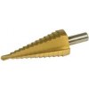 PROTECO 90.42-ST-02 vrták stupňovitý 4-20 mm do plechu, krok 2mm, TiN
